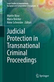 Cover von Judicial Protection in Transnational Criminal Proceedings