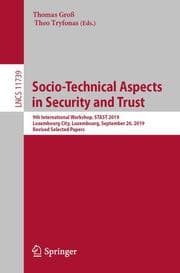 Cover von Socio-Technical Aspects in Security and Trust