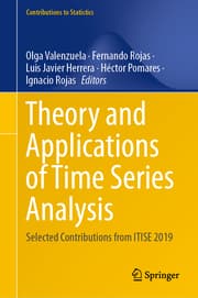 Cover von Theory and Applications of Time Series Analysis