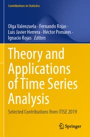 Cover von Theory and Applications of Time Series Analysis