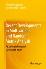 Cover von Recent Developments in Multivariate and Random Matrix Analysis