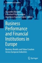 Cover von Business Performance and Financial Institutions in Europe