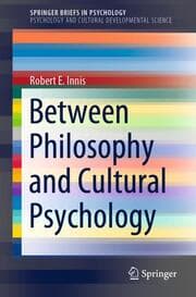 Cover von Between Philosophy and Cultural Psychology
