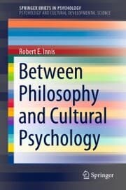 Cover von Between Philosophy and Cultural Psychology