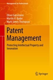 Cover von Patent Management