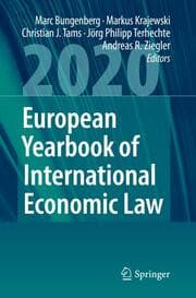 Cover von European Yearbook of International Economic Law 2020