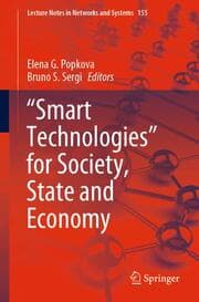 Cover von 'Smart Technologies' for Society, State and Economy