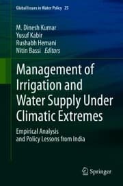Cover von Management of Irrigation and Water Supply Under Climatic Extremes