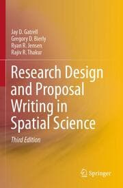Cover von Research Design and Proposal Writing in Spatial Science