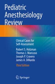 Cover von Pediatric Anesthesiology Review