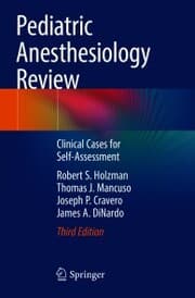 Cover von Pediatric Anesthesiology Review