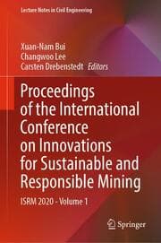 Cover von Proceedings of the International Conference on Innovations for Sustainable and Responsible Mining