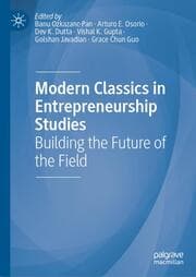 Cover von Modern Classics in Entrepreneurship Studies