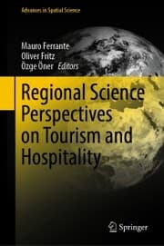 Cover von Regional Science Perspectives on Tourism and Hospitality
