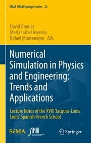 Cover von Numerical Simulation in Physics and Engineering: Trends and Applications