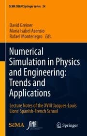 Cover von Numerical Simulation in Physics and Engineering: Trends and Applications