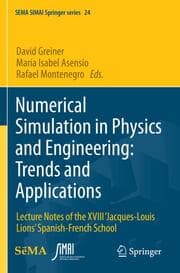 Cover von Numerical Simulation in Physics and Engineering: Trends and Applications