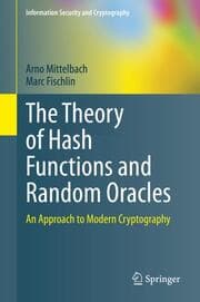Cover von The Theory of Hash Functions and Random Oracles