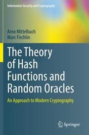 Cover von The Theory of Hash Functions and Random Oracles