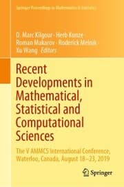 Cover von Recent Developments in Mathematical, Statistical and Computational Sciences