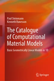Cover von The Catalogue of Computational Material Models