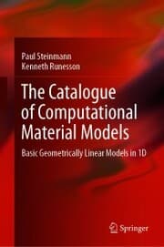 Cover von The Catalogue of Computational Material Models