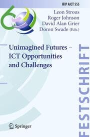 Cover von Unimagined Futures - ICT Opportunities and Challenges