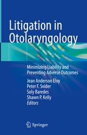 Cover von Litigation in Otolaryngology