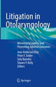 Cover von Litigation in Otolaryngology