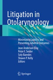 Cover von Litigation in Otolaryngology