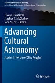 Cover von Advancing Cultural Astronomy