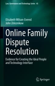 Cover von Online Family Dispute Resolution