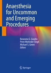 Cover von Anaesthesia for Uncommon and Emerging Procedures