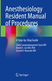 Cover von Anesthesiology Resident Manual of Procedures