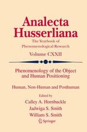 Cover von Phenomenology of the Object and Human Positioning