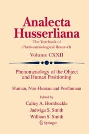 Cover von Phenomenology of the Object and Human Positioning