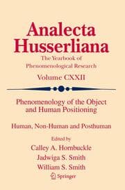 Cover von Phenomenology of the Object and Human Positioning