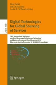 Cover von Digital Technologies for Global Sourcing of Services