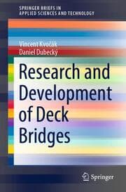 Cover von Research and Development of Deck Bridges
