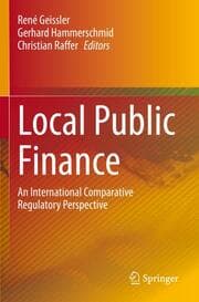 Cover von Local Public Finance