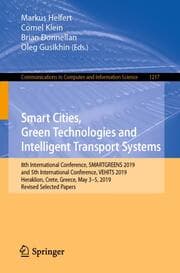 Cover von Smart Cities, Green Technologies and Intelligent Transport Systems