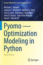 Cover von Pyomo Optimization Modeling in Python