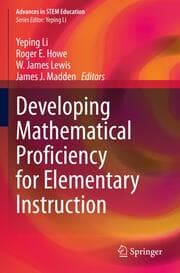 Cover von Developing Mathematical Proficiency for Elementary Instruction