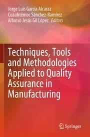 Cover von Techniques, Tools and Methodologies Applied to Quality Assurance in Manufacturing
