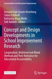 Cover von Concept and Design Developments in School Improvement Research