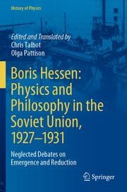 Cover von Boris Hessen: Physics and Philosophy in the Soviet Union, 1927-1931