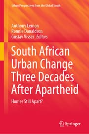 Cover von South African Urban Change Three Decades After Apartheid