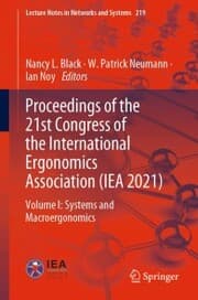 Cover von Proceedings of the 21st Congress of the International Ergonomics Association (IEA 2021)