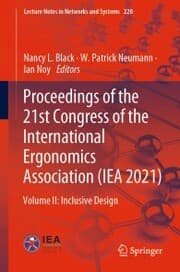 Cover von Proceedings of the 21st Congress of the International Ergonomics Association (IEA 2021)