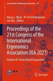 Cover von Proceedings of the 21st Congress of the International Ergonomics Association (IEA 2021)